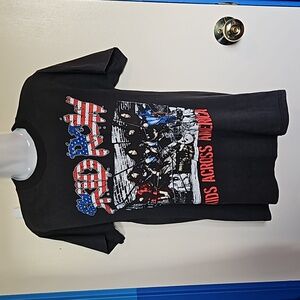 Skid Row Skids Across America World Tour 89/90 Rare Band Shirt